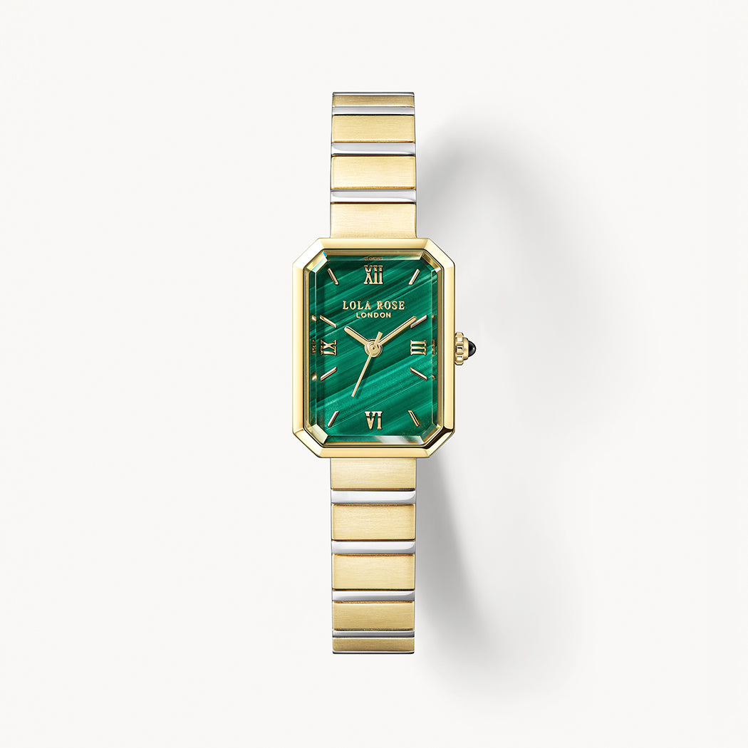 Golden Malachite Watch