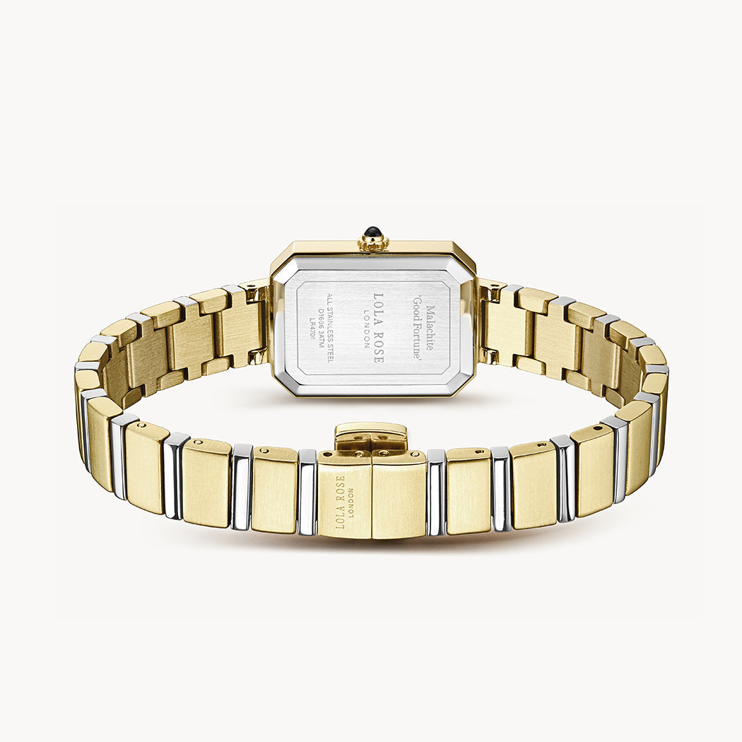 Golden Malachite Watch