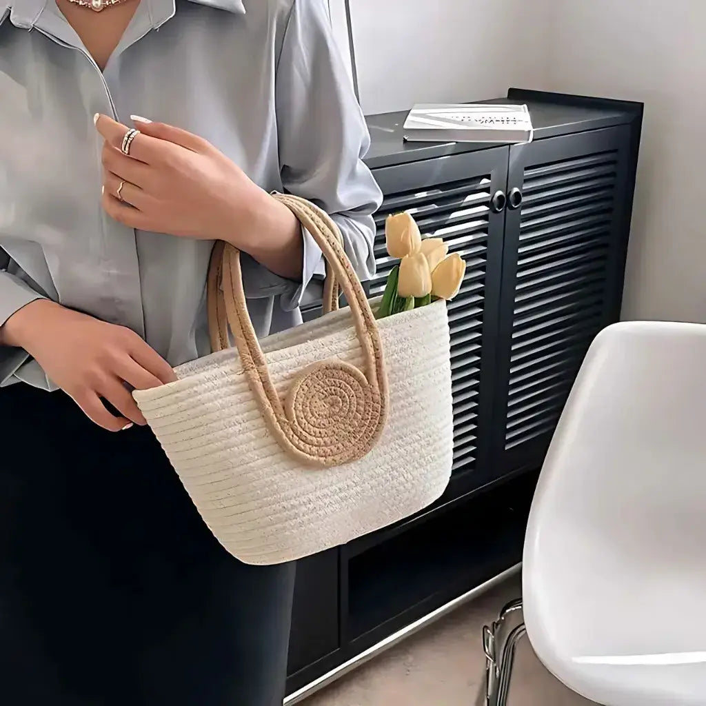 Paris Straw Tote