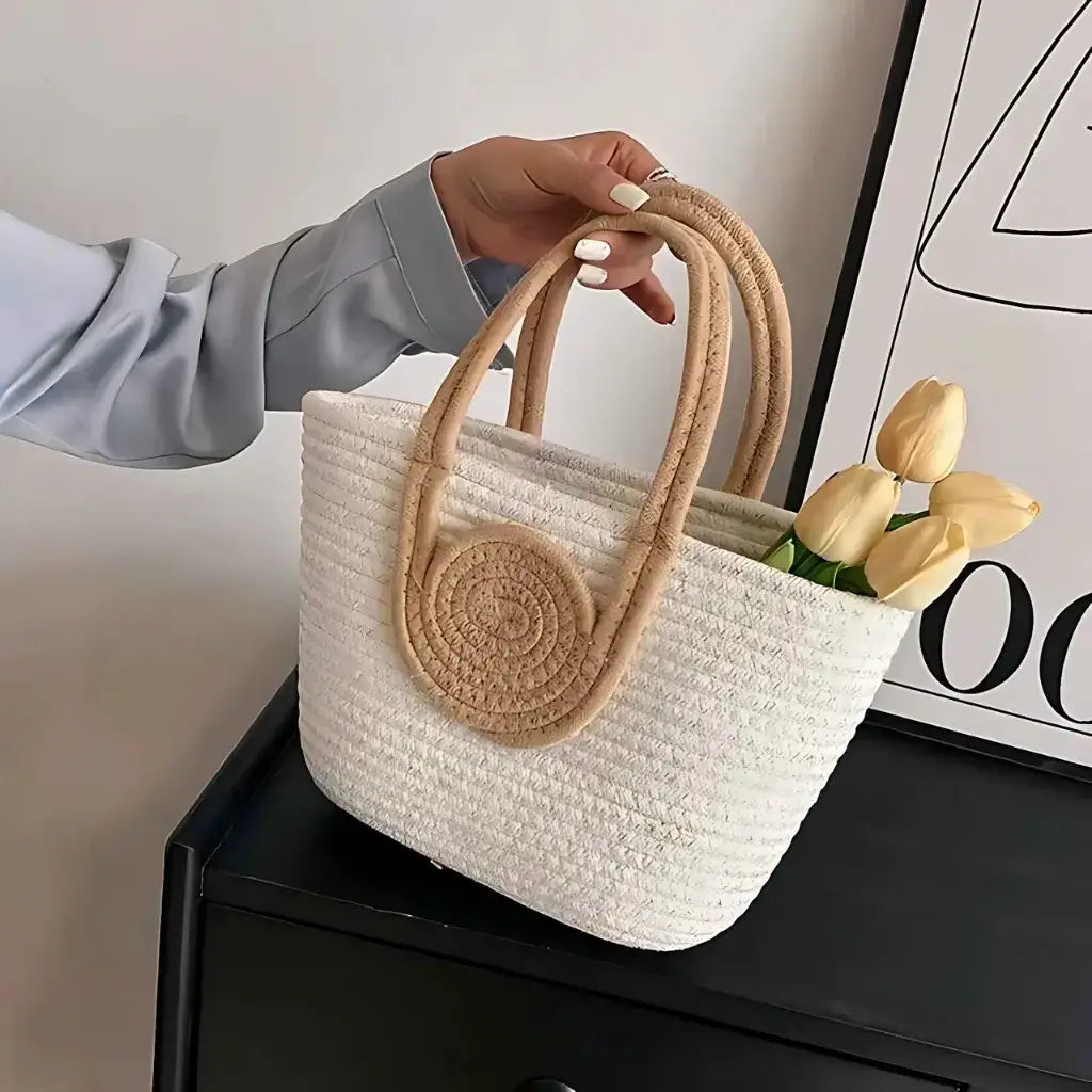 Paris Straw Tote