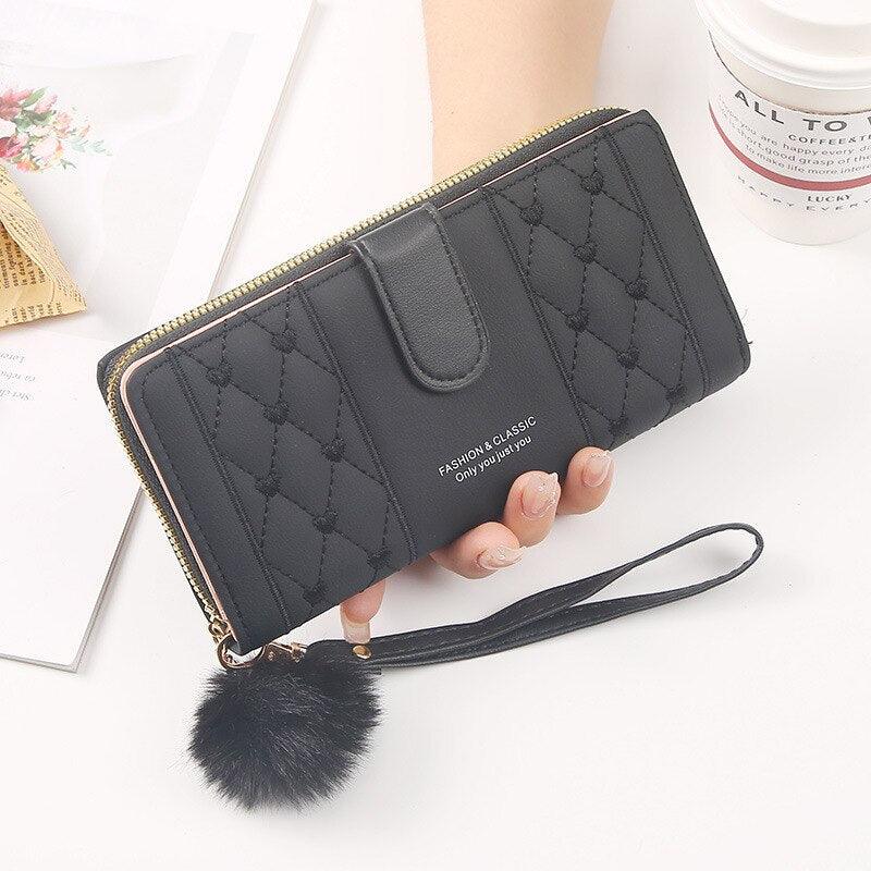 Women’s Long Genuine Leather Wallet – Longy