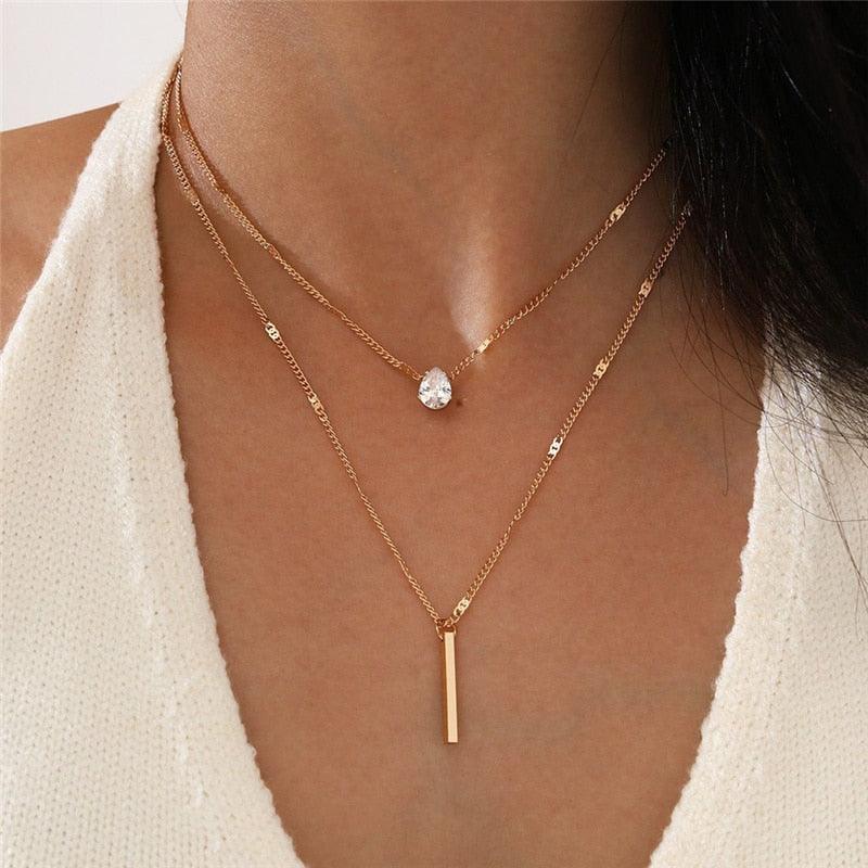 Resilience Zirconia Crystal Necklace