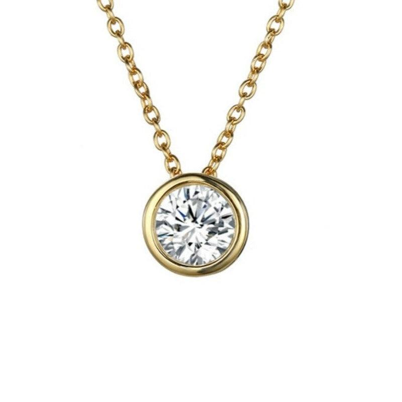 Necklace Circle of Strength 14k Gold