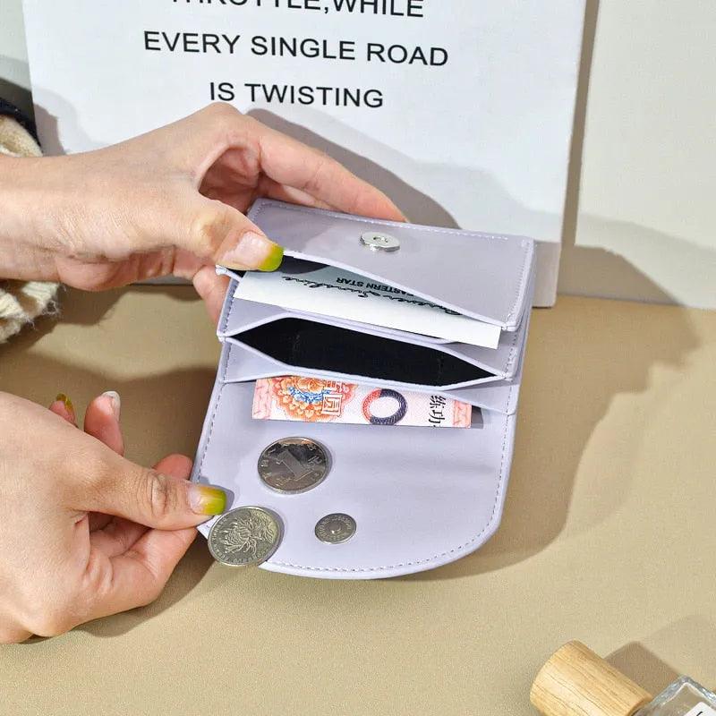 Women's Genuine Leather Compact Wallet