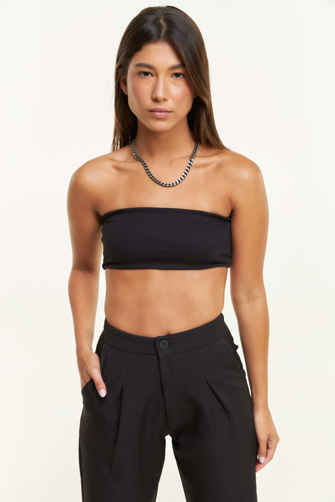 Black Bandeau Top – Vørr