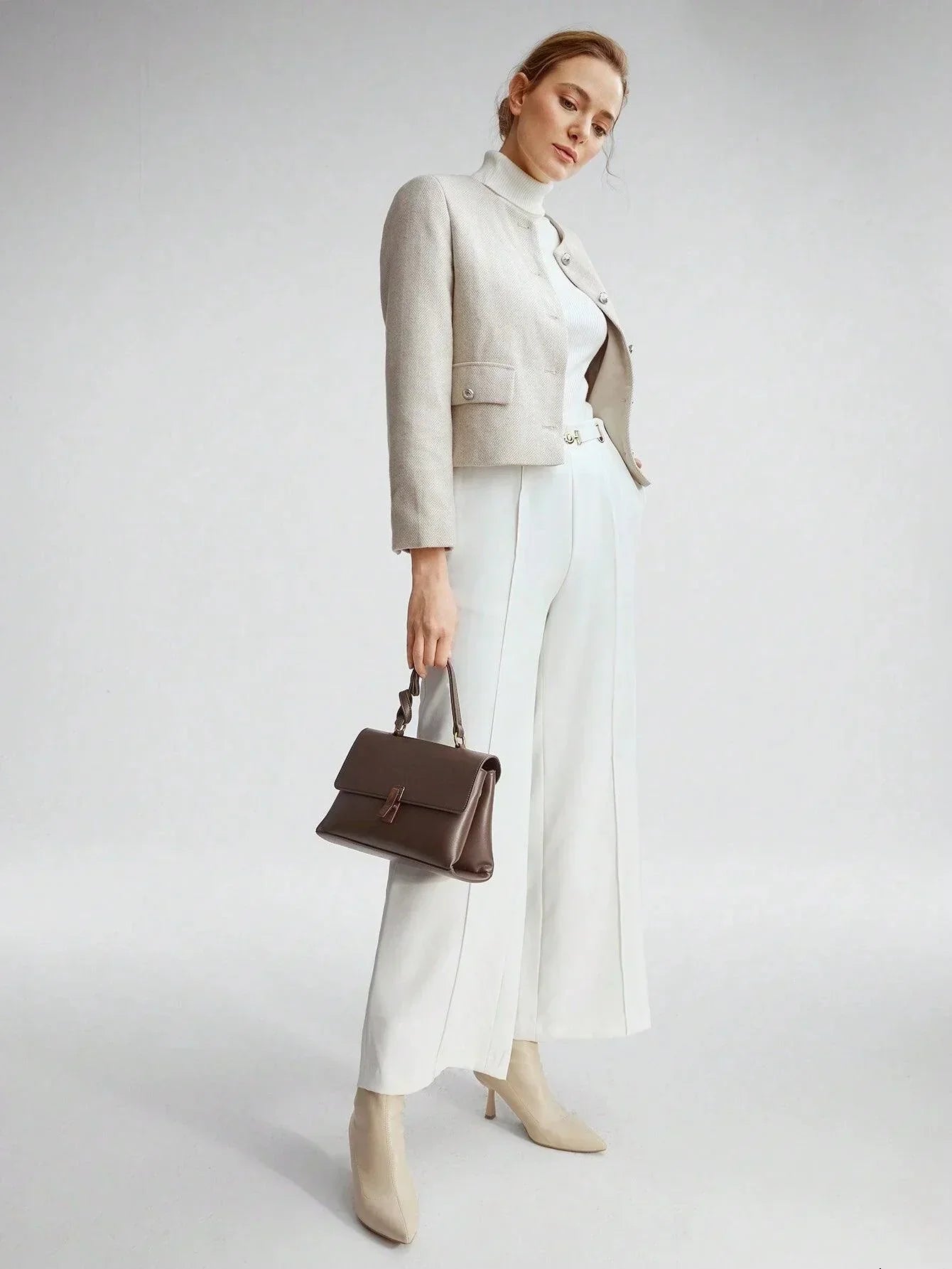 Amalfi Brown Leather Handbag