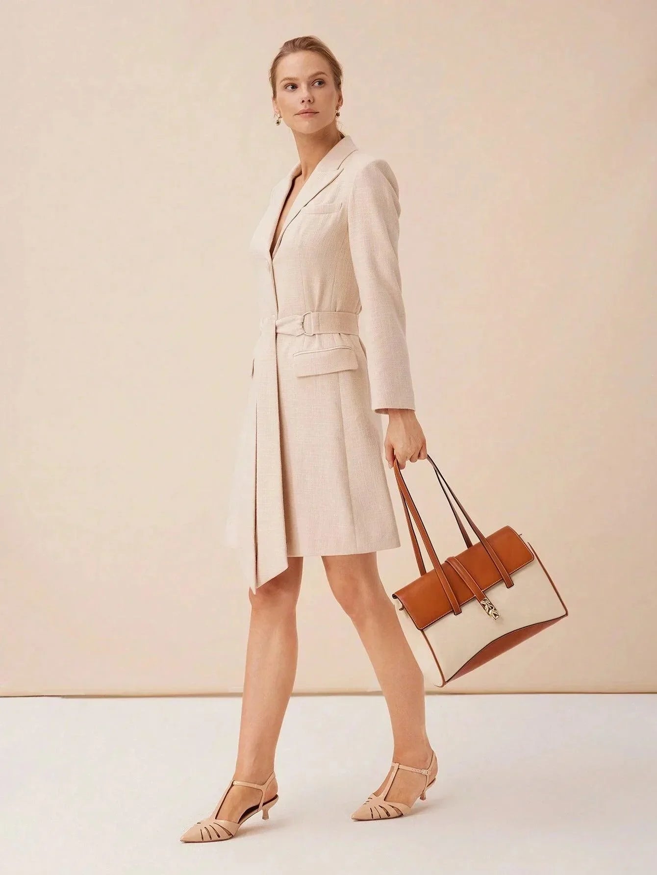 Roma Two-Tone Flap Women’s Shoulder Bag