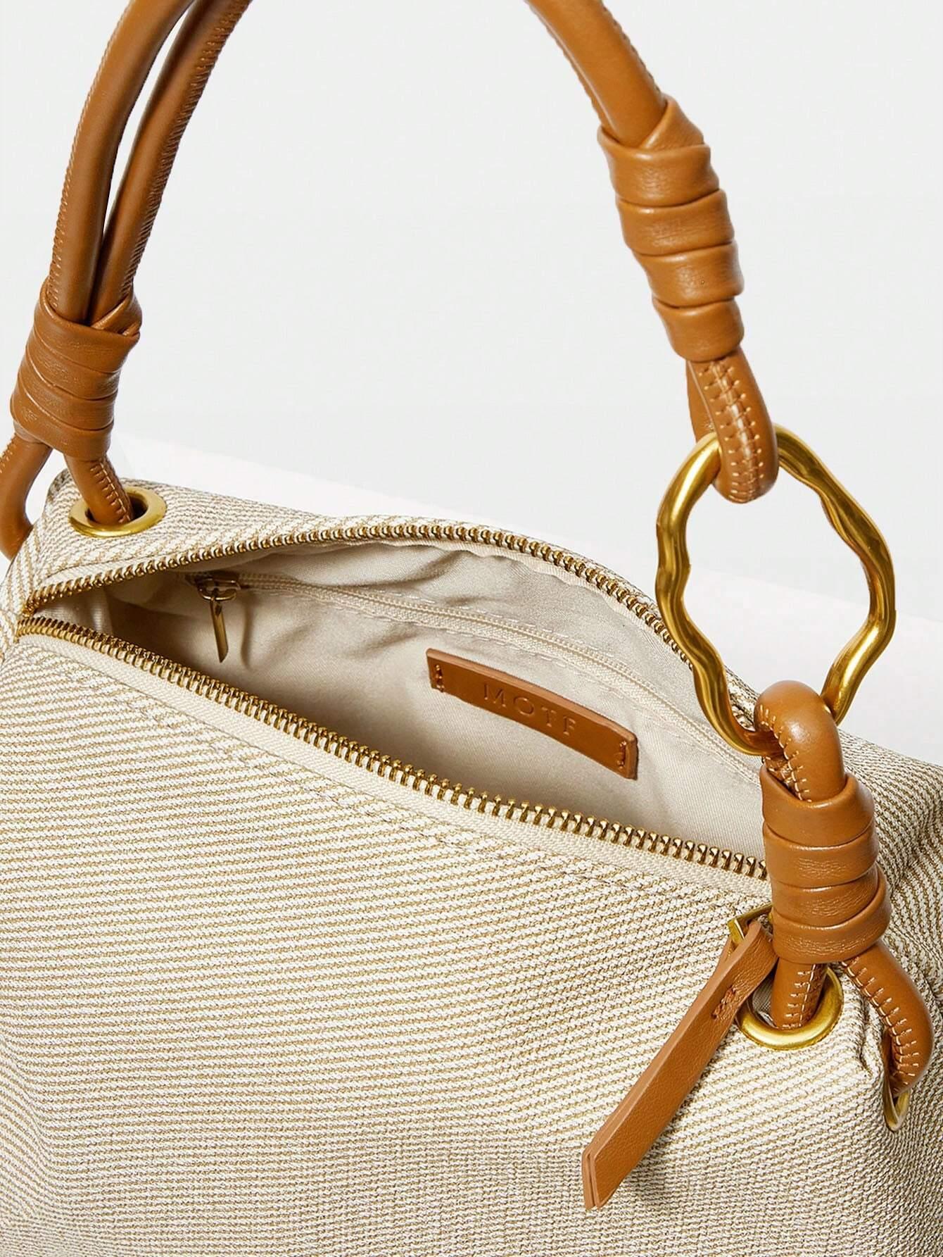 Venezia Minimalist Shoulder Bag with Strap Details